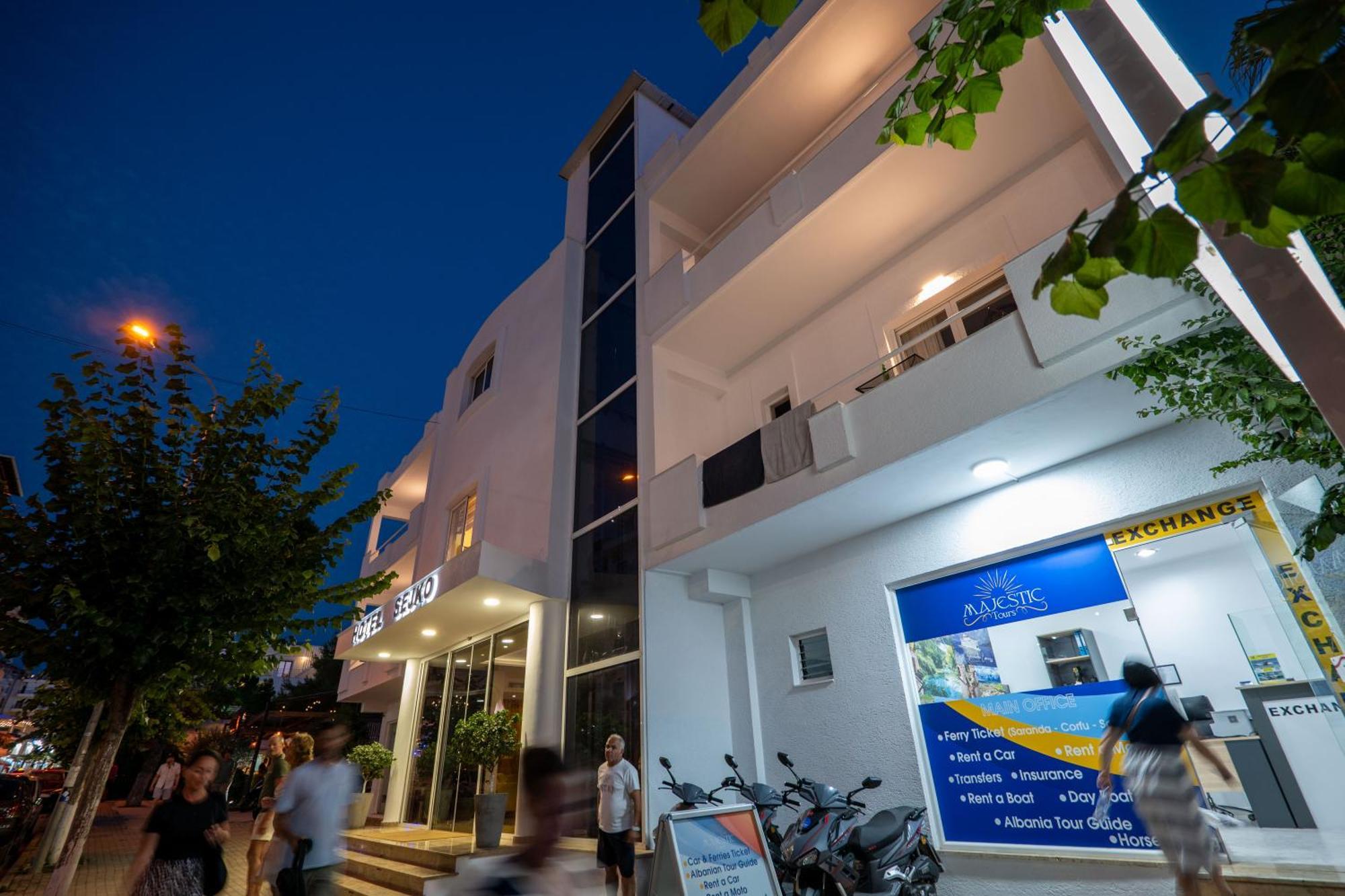 Hotel Sejko Sarandë Esterno foto